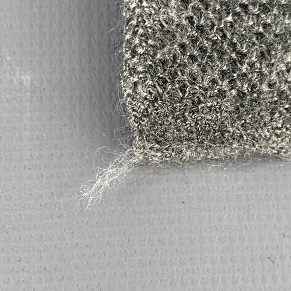 BRUNELLO CUCINELLI Grey Cashmere Silk Knit Tie - Picture 4 of 4